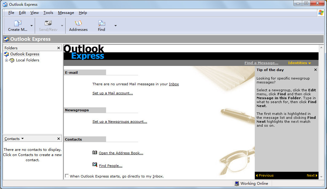 outlook express 6.0中文版v6.0 电脑版(1)