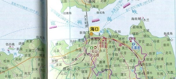 海南地图电子地图