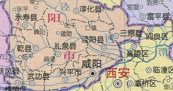 陕西地图高清版电子版(1)