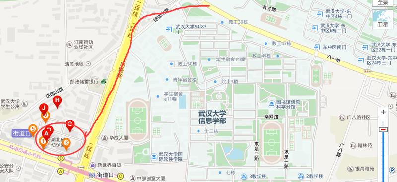 武汉大学地图高清版(1)