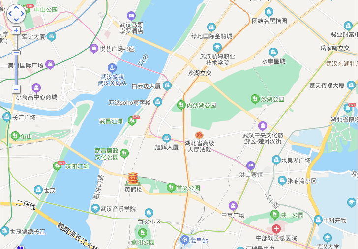 武汉市武昌区高清地图