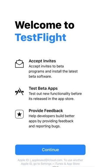testflight苹果手机版v3.2.1 ios版(1)