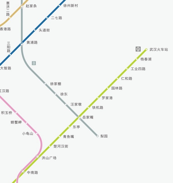 武汉轨道交通线路图2018版高清版(1)