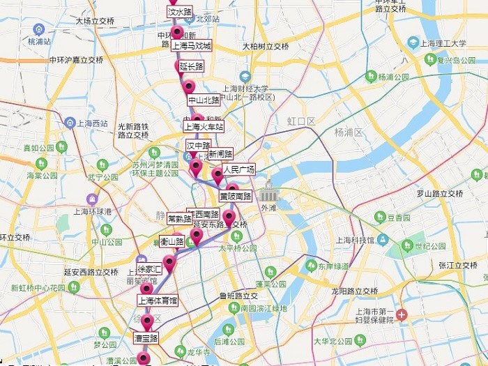 上海地铁线路图最新版