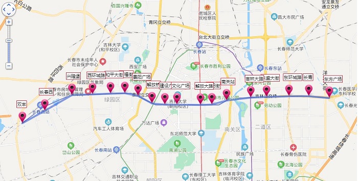 长春地铁线路图2021高清版(1)