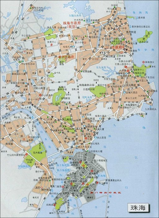 珠海市区地图全图大图免费版(1)