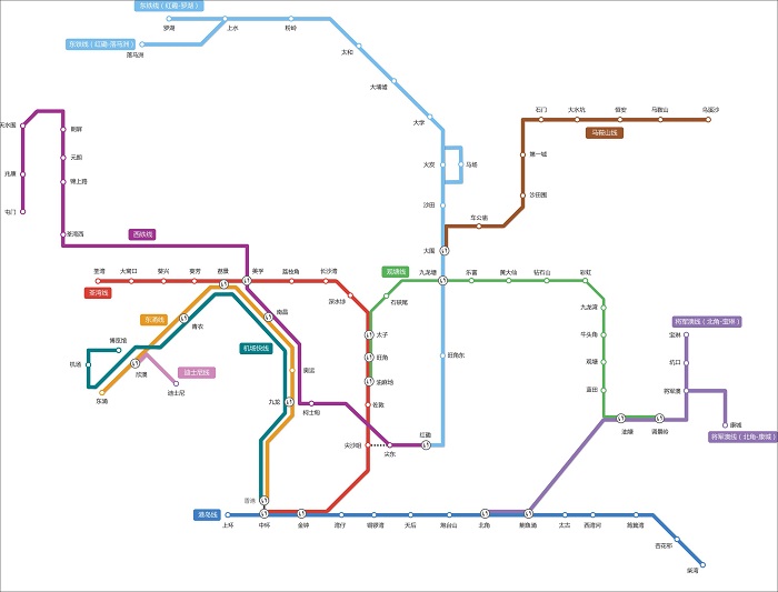 香港地铁线路图2021高清版(1)
