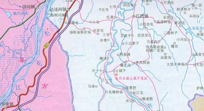 依兰县地图全图高清版(1)