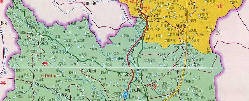 洪洞县地图全图高清版