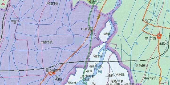 吴忠地图全图高清版(1)