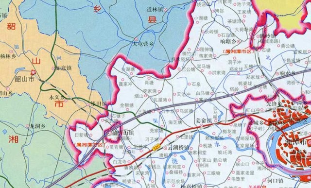 湘潭地图全图