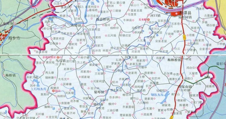 湘潭地图高清版大图片高清版(1)