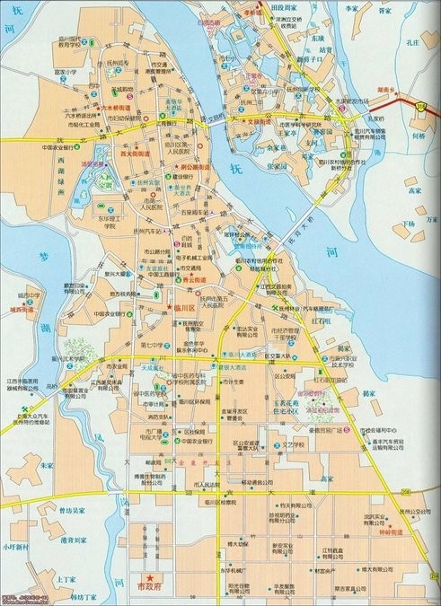 抚州市地图高清版大图