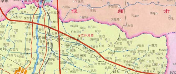 洛阳市伊川县地图