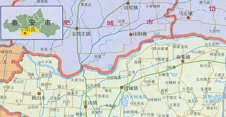 宁阳县地图最新版(1)