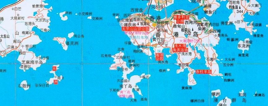 香港地图电子版