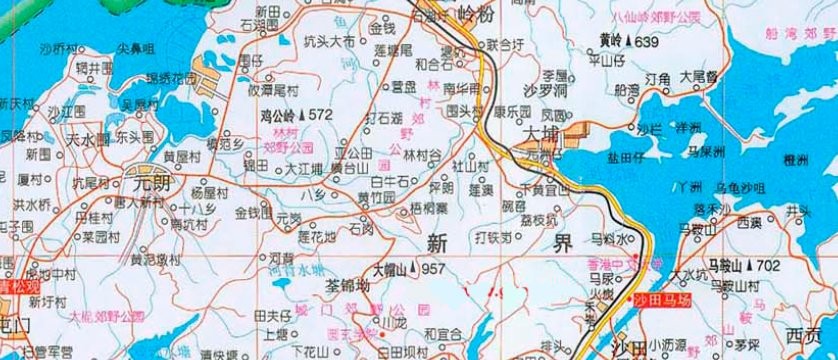 香港地图全图高清版大图pdf电子版(1)