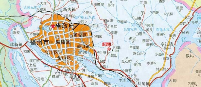 福州地图全图大图高清版(1)
