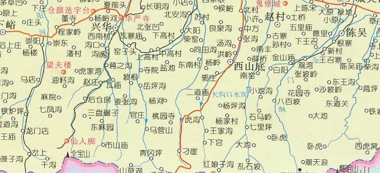 洛宁县地图高清版本(1)