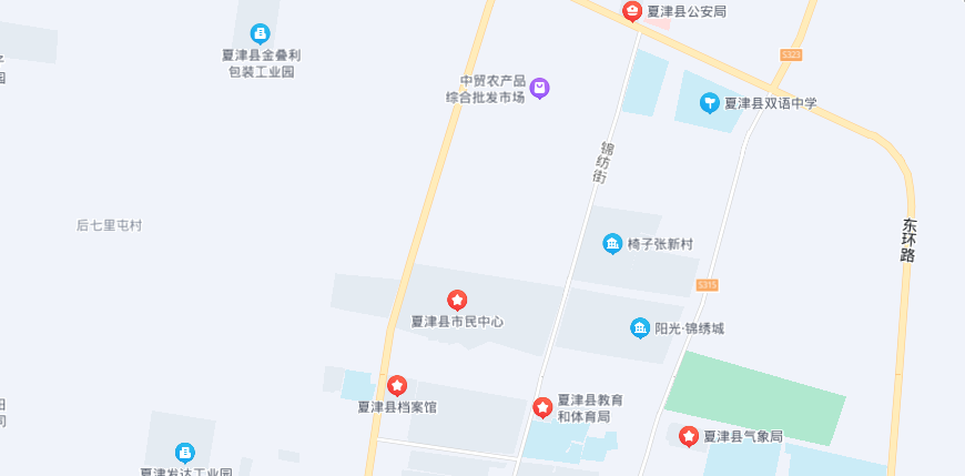 夏津县地图全图