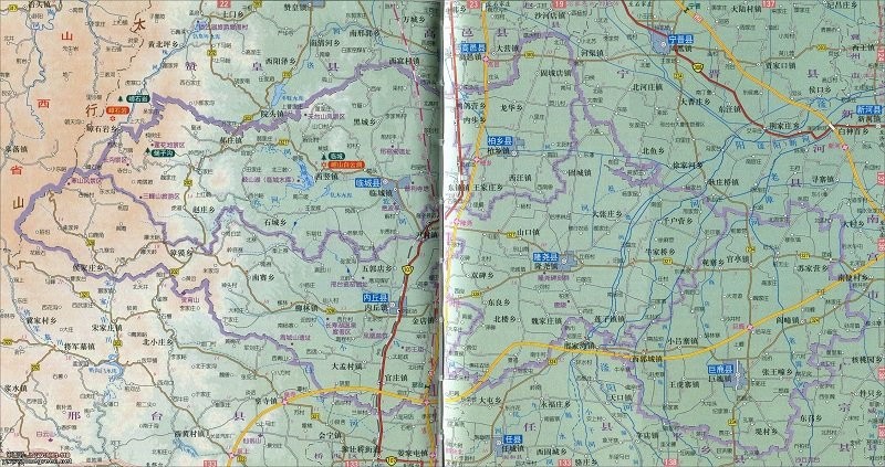 河北省邢台市柏乡县地图完整版-含村庄城区(1)