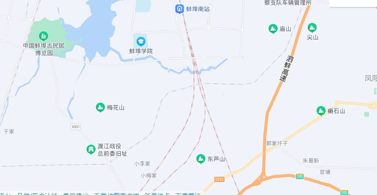 蚌埠地图全图高清版图(1)