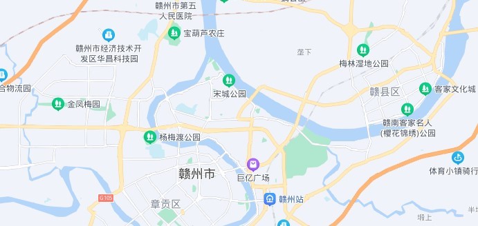 中国地图江西赣州地图