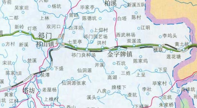 祁门县地图高清版(1)