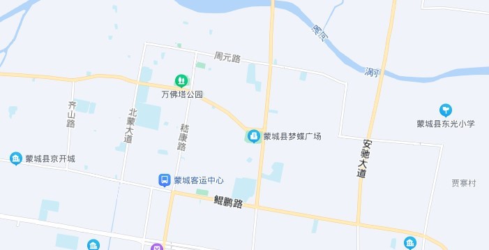 蒙城县地图全图高清版