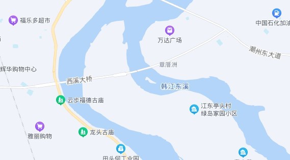 潮州地图高清版大图