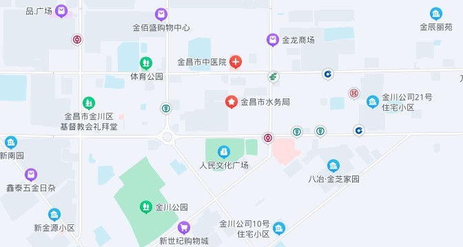 金昌地图全图可放大版(1)