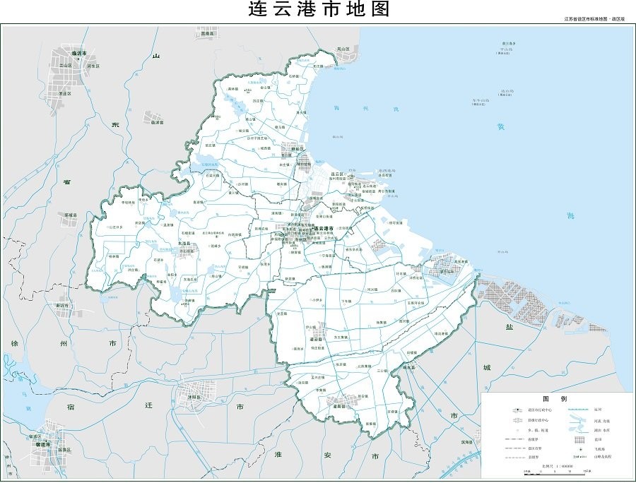 连云港地图完整高清版