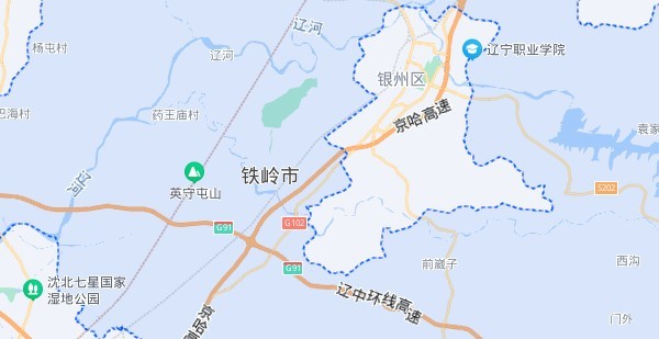 铁岭县地图全图高清版(1)