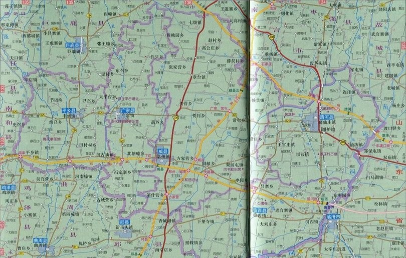 威县地图全图高清版