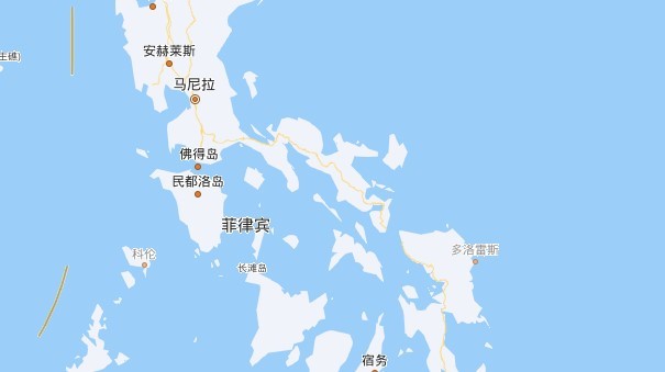 菲律宾地图中文版全图