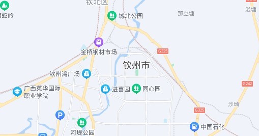 钦州地图高清版