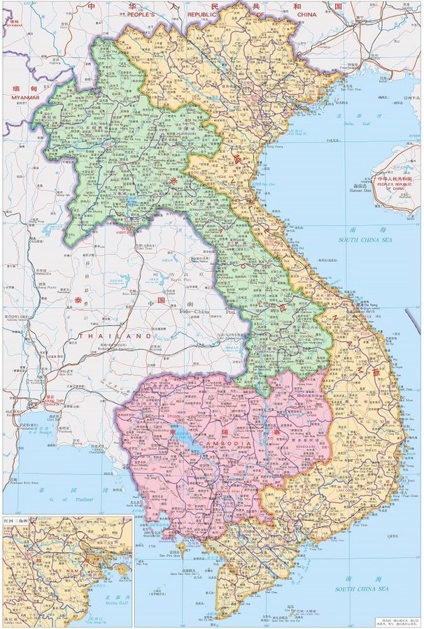 越南地图高清版大图(1)