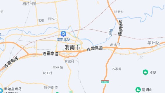 陕西渭南地图
