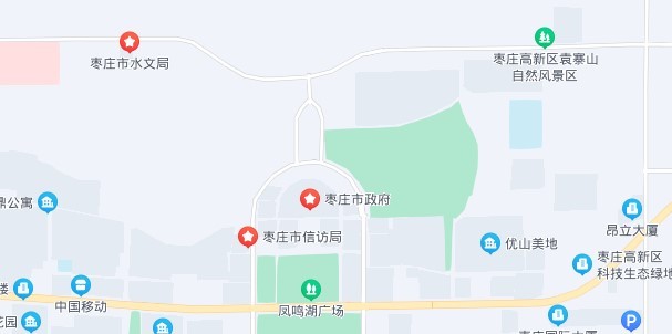 枣庄地图全图高清版大图(1)