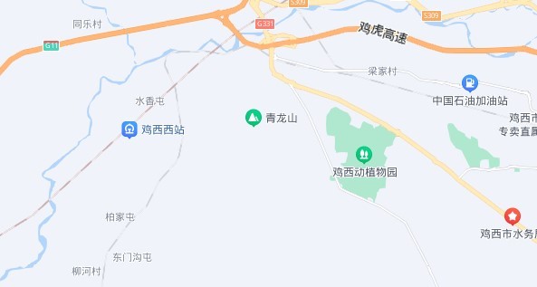 黑龙江鸡西市地图