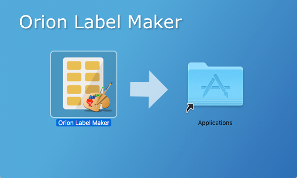 orion label maker for mac版v3.10 官方版(1)