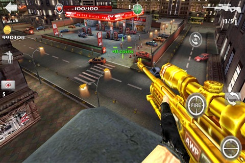 狙击杀手3d2无限金币版v1.0.8 安卓版(1)