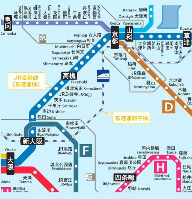 日本新干线地图中文版