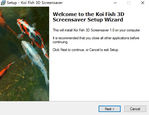 koi fish 3d screensaver电脑版