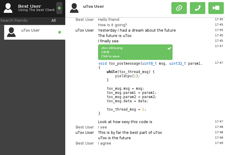 utox加密聊天软件v0.15.0 最新版(1)