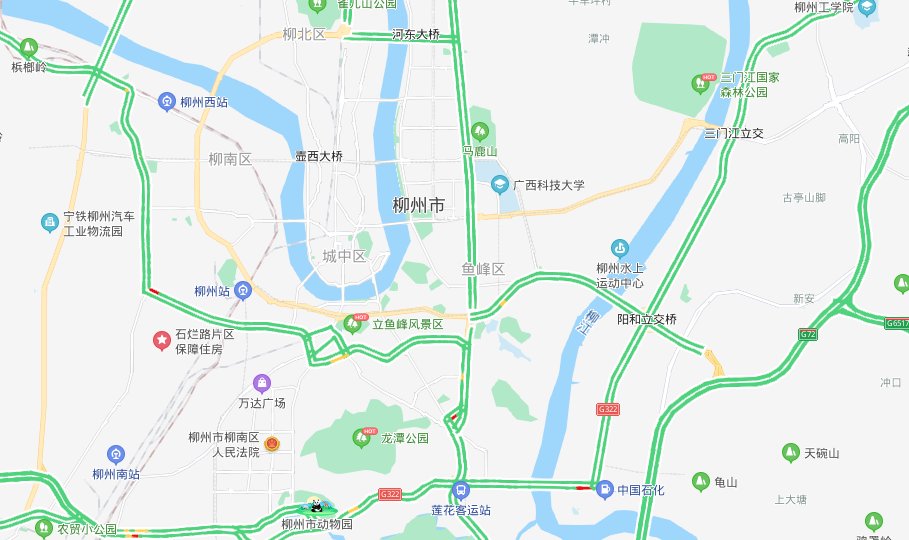 柳州地图全图高清版广西地图完整版(1)