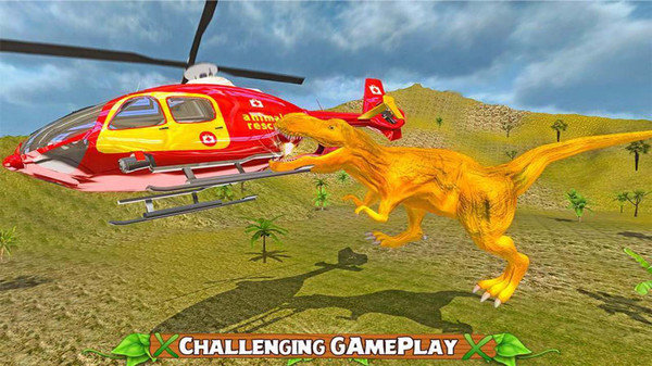 恐龙直升机救援游戏(3)