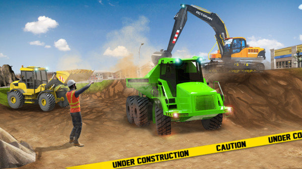 挖掘机建造模拟器游戏(1)