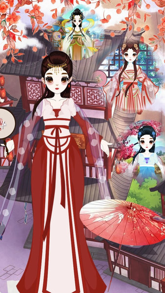 中国公主装扮游戏