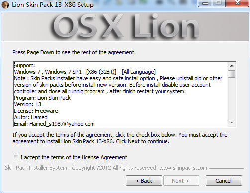 lion skin pack 13电脑版v13 x86版(1)